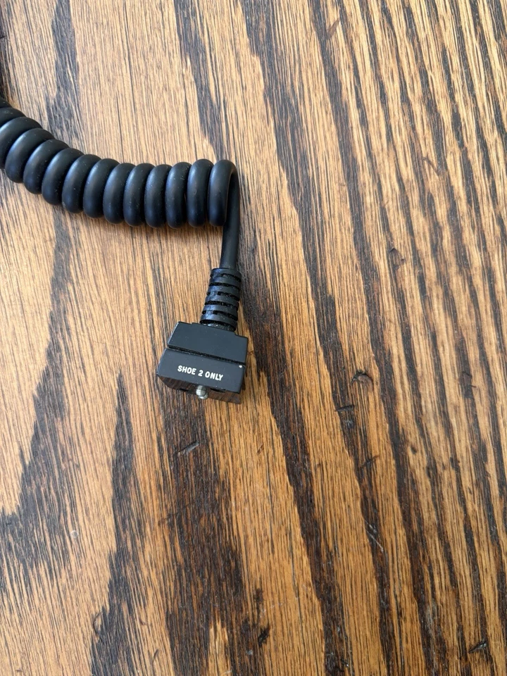 Olympus Camera Electronic Flash TTL auto cord for SHOE 2 only - Image 3 of 4