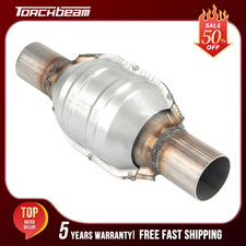 1pcs 2.25 Universal Fit Catalytic Converter Stainless Steel High Flow