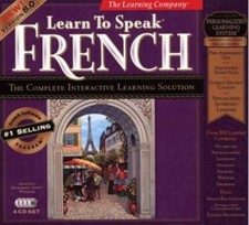 Learn To Speak French 8.0 PC CD foreign language learning pronunciation lessons