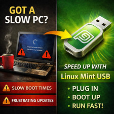 Fix Slow PC Fast Linux come nuovo USB | Simple Easy System | Avviabile Live | Finestra