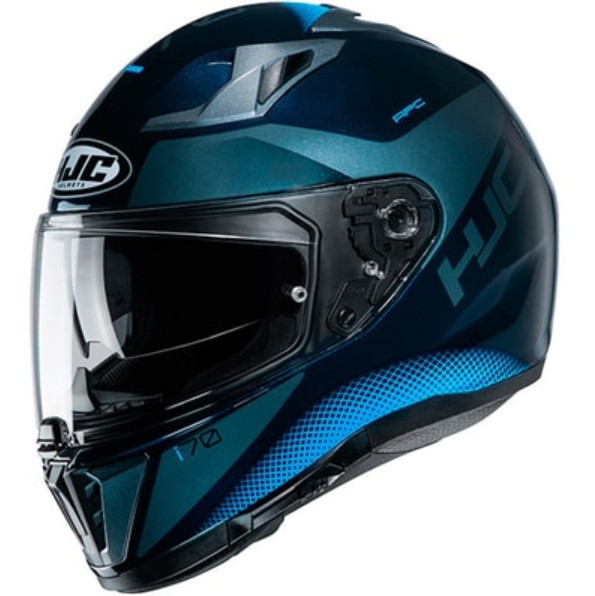 HJC i-70 Tas MC2 Full Face Motorcycle Motorbike Helmet with Pinlock Size XXL