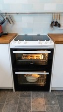 Zanussi ZCI66050WA Freestanding Induction Cooker 4 Zone White/Black 60cm