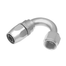 Redhorse Fitting 1150-10-5; Swivel Hose End Clear Anodized -10AN 150deg
