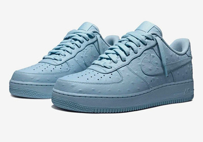 SIZE 13 Travis Scott Nike Air Force 1 Low Men's Blue  Ice Blue 