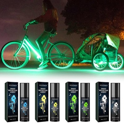 Night Reflective Spray 100ml Bright Spray Paint For Night Riding Reflectiv QA )