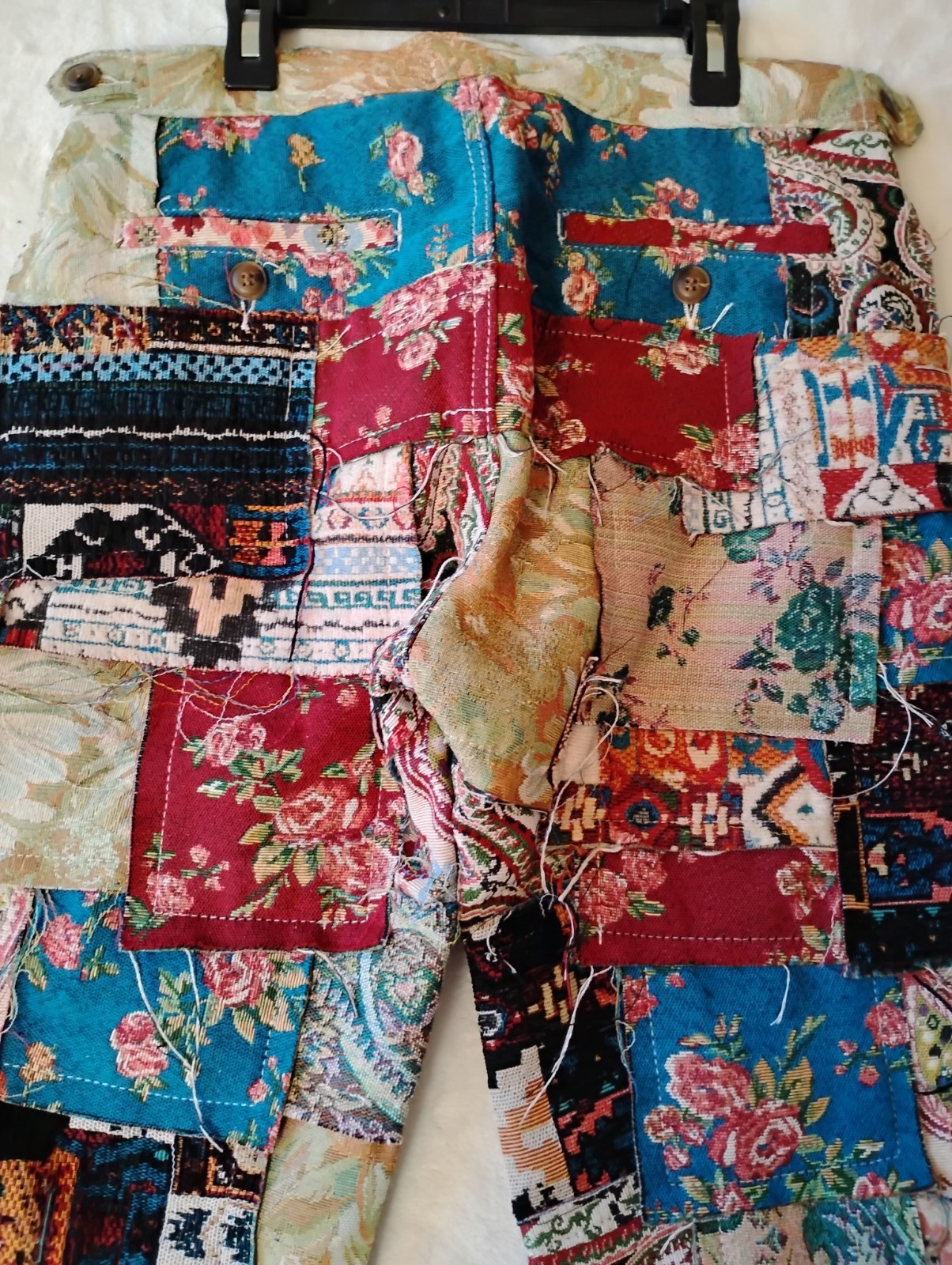 MNML Paneled Patchwork Blanket Pants Deadhead Fes… - image 10