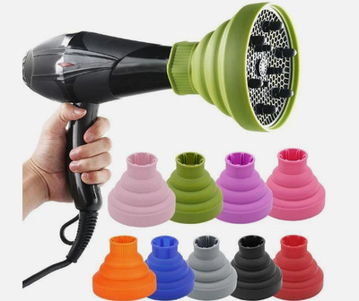 Universal Silicone Hair Curl Diffuser Cover for Drying, Styling, and Blower Tool