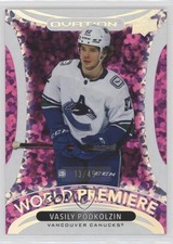 2021 Upper Deck Ovation World Premiere Pink 13/49 Vasily Podkolzin #WP-34 0y68