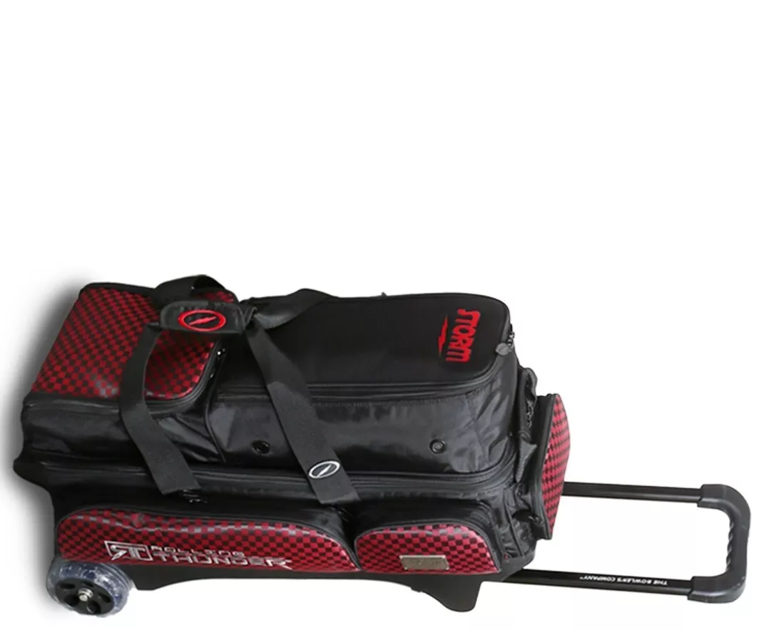 Storm ROLLING THUNDER 3 BALL BOWLING BAG Black/Red