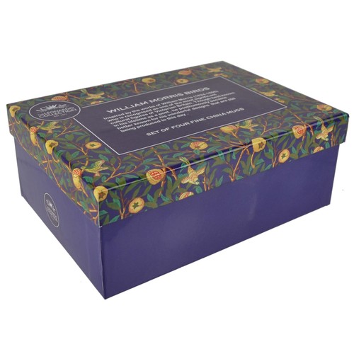 Juego de cuatro tazas de China de la colección Leonardo de William Morris Birds Collec... - Imagen 5 de 9