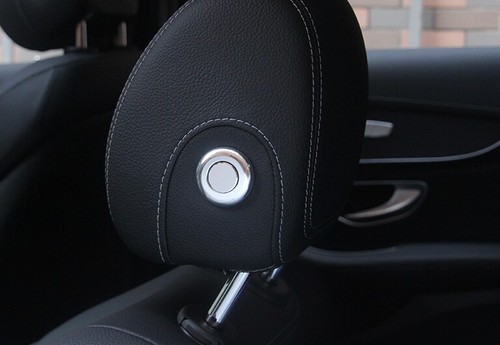 10*Silver ABS Seat Headrest Adjust Button Tim For Mercedes Benz C Class 2015-19 - Picture 8 of 11
