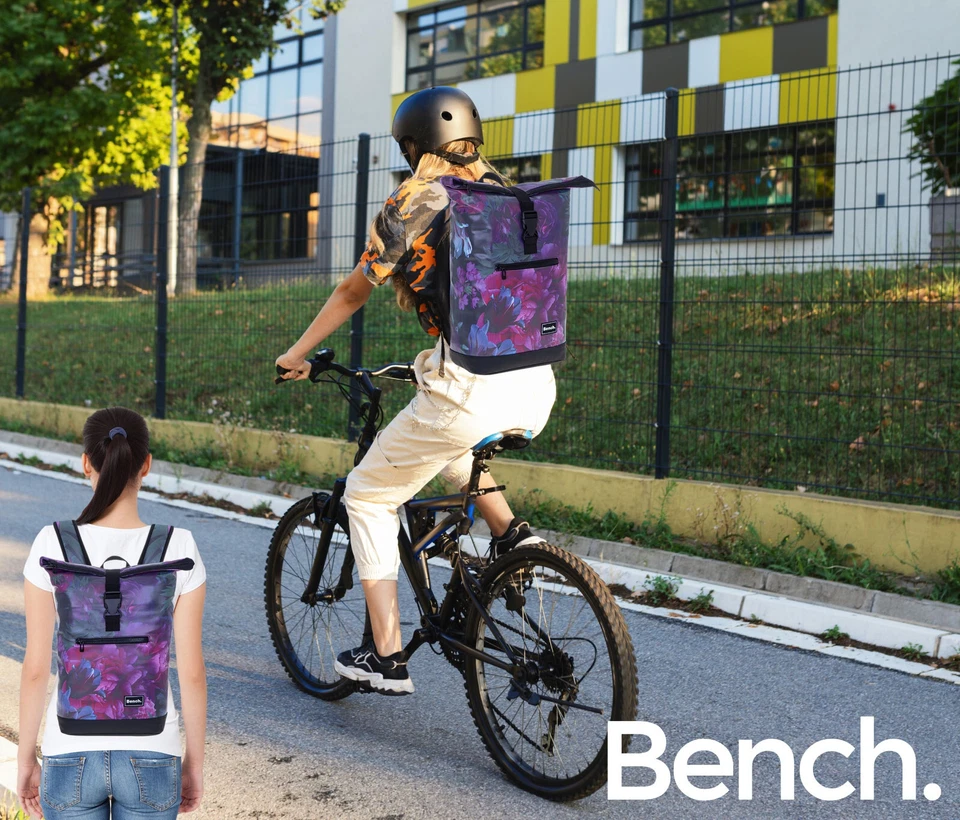 Rucksack Damen Herren Hydro Bench 64175 Laptop Tasche groß A4 Daypack Rolltop +e - Bild 4 von 4