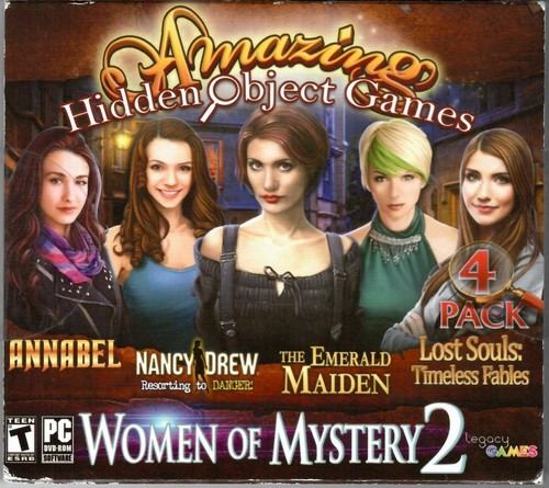 Amazing Hidden Object Games 4 Pack Women of Mystery2 (PC GAME)