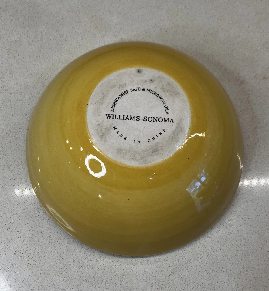 Williams Sonoma Juego de 4 Cuencos de Cerámica Aceite de Oliva Olio D'Oliva Foto 3 de 4