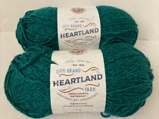 Lion Brand Heartland Yarn, Lot Of 2, Cuyahoga Valley