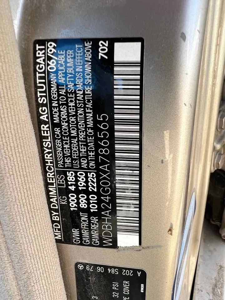 Motor soplador HVAC usado se adapta a: Mercedes-benz Mercedes clase c 202 1999 tipo C220 G Foto 4 de 4