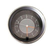 New 1963 Corvette Quartz Clock W Chrome Bezel Lens For Dash - Battery Powered