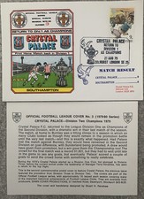CRYSTAL PALACE V SOUTHAMPTON 1979 FIRST DAY COVER