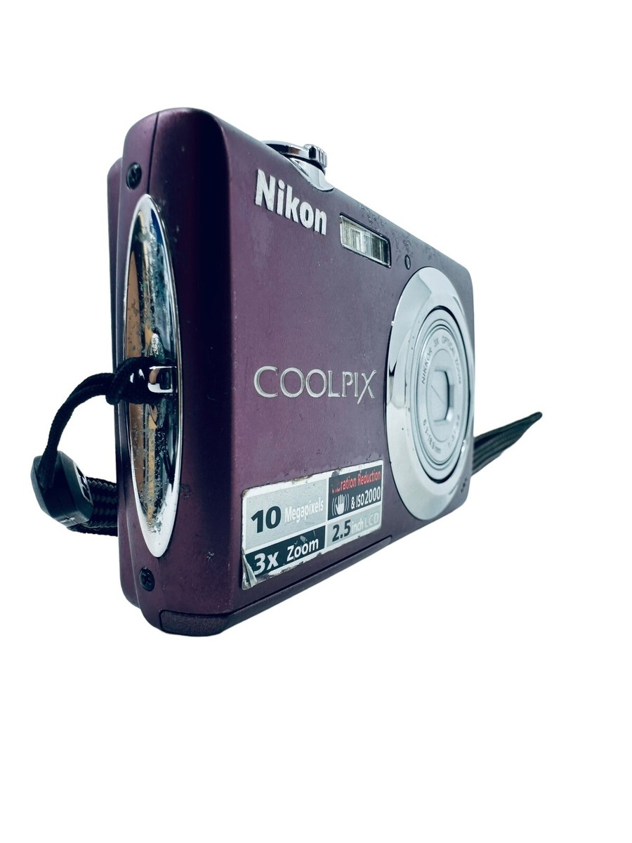 Nikon Coolpix S220 10.0MP Digital Camera Plum - Tested Lens Error
