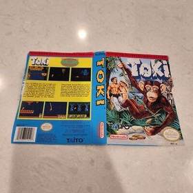 Toki Box NES Nintendo - NO GAME - Authentic. Box Has Been Cut