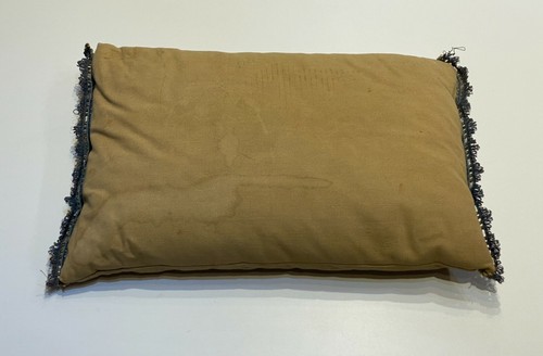 Made in the USA in 1923 - Vintage Linen Pillow w/ Hand Stitched Flowers & Birds - Picture 12 of 12