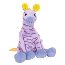 TY Beanie Baby - VEGAS the Zebra (Circus Beanie) (6.5 inch) - MWMTs Stuffed Toy