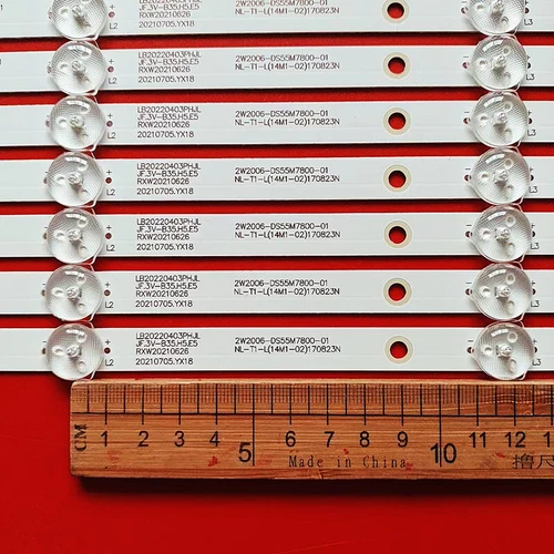 LED backlight Bars For DS55M78-DS02-V01 LSC550FN25-W 55BAIRD TI5510DLEDD AKTV480 - Picture 2 of 10