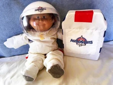 Vintage Young Astronaut Cabbage Patch Kid Auburn Hair Brown Eyes