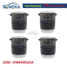 4PCS PDC Bumper Parking Assist Sensor Silver For Dodge Jeep Chrysler 1EW63WS2AA