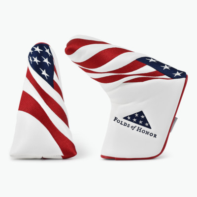 PRG ORIGINAL HERITAGE STUDIO USA OLD GLORY FOLDS OF HONOR Blade Putter Cover NEW