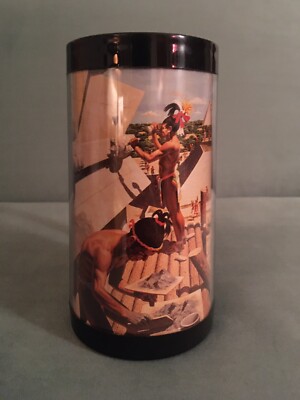 Vintage  Man The Builder  Series Ancient Mayan Thermo-Serv Mug