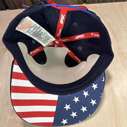 New 2018 USA Grand Prix Hat Snapback Cap F1 Formula 1 American Flag NWT Logo - Picture 12 of 17