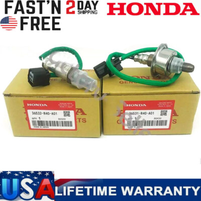 #ad OEM 2PCS OXYGEN O2 SENSOR UPSTREAM amp; DOWNSTREAM FOR 2007 2011 HONDA CR V 2.4L US $63.59