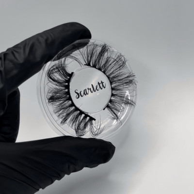 Fluffy Vegan 6D 25mm Mink Lashes - D luxe Scarlett  Lashes