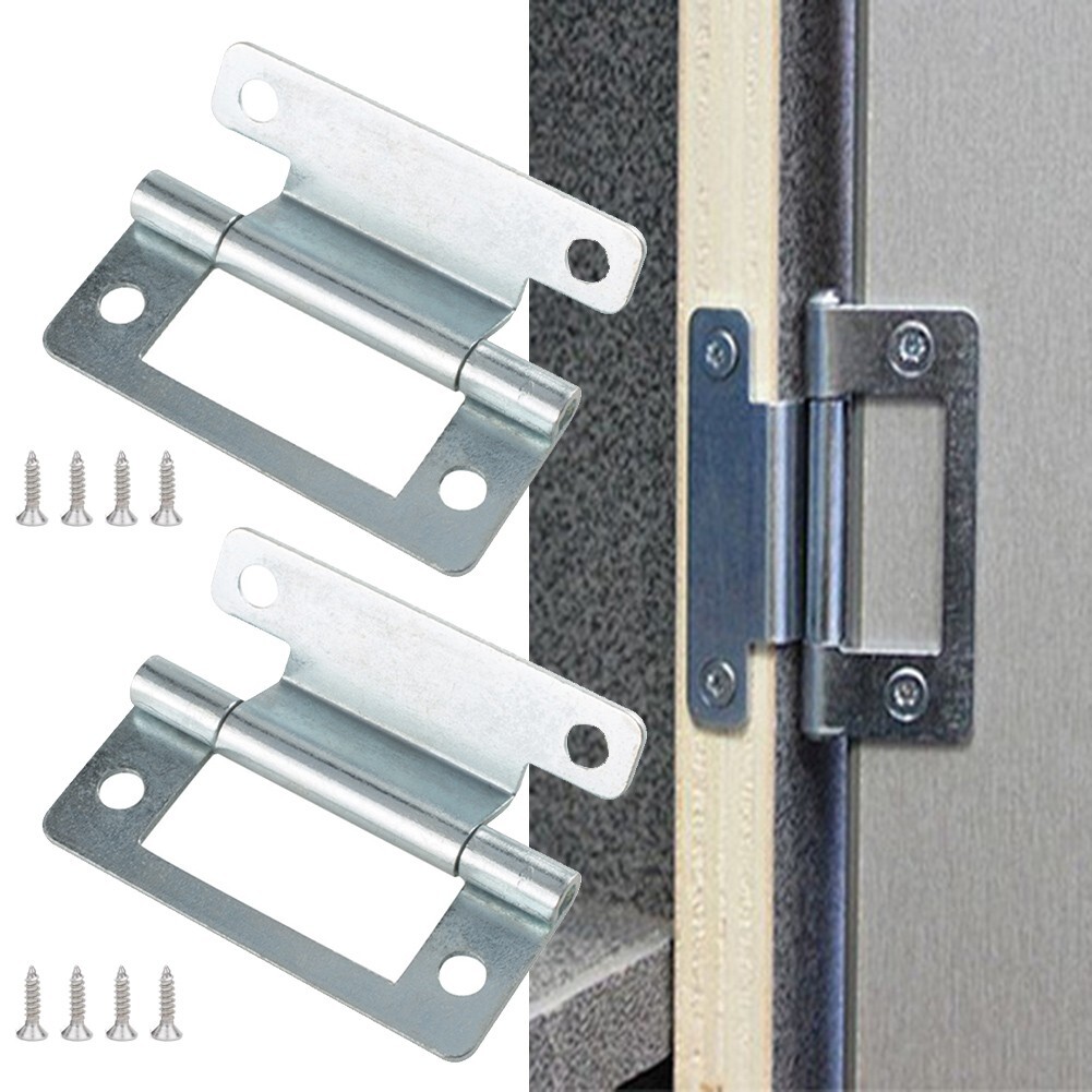 Used For 15-19mm Door Thick Hinge Zinc Plated Finish For Any Camping Home-image