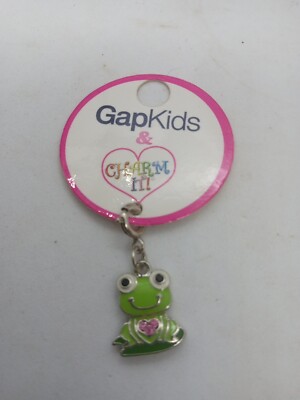 Gap Kids & Charm It Frog for bracelets & necklaces removeable jewelry