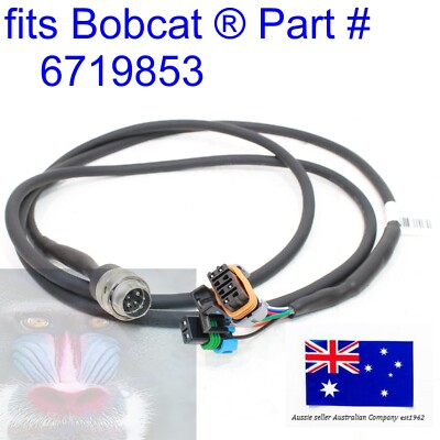 for Bobcat 7 Pin Attachment Harness Connector ACD Input cable 6719853 Power Rake