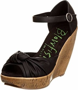 womens black wedges uk