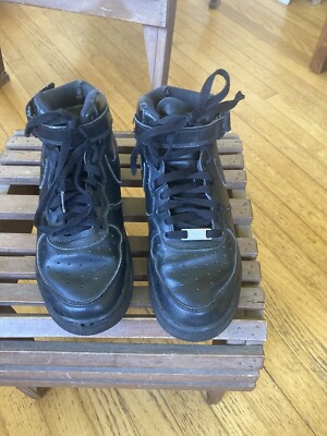 Size 7 - Nike Air Force 1 Mid '07 Triple Black 883418228354| eBay