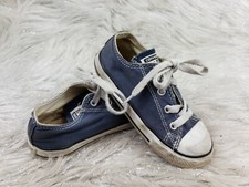 CONVERSE ALL STAR Infant Size 9 Sneakers 7J237 Blue