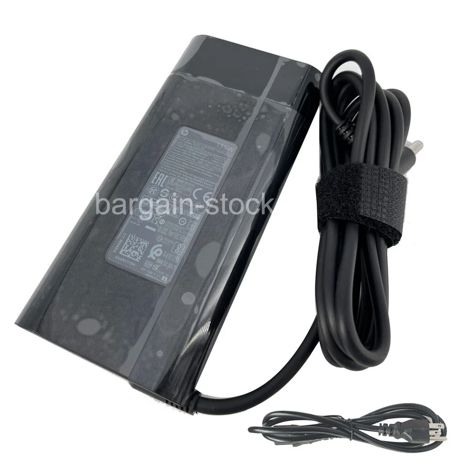 Cargador adaptador de CA de 135 W para cable de alimentación HP ENVY 14-eb0510TX 14-eb0517TX TPN-DA11 Foto 2 de 4