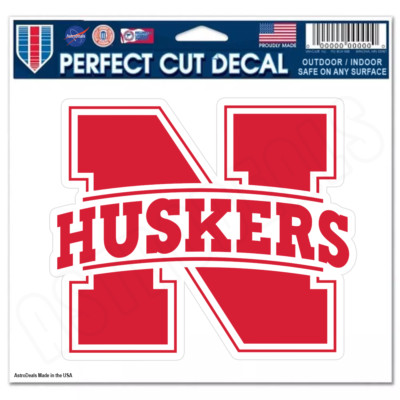 Nebraska Corn Huskers Logo NCAA College Vinyl Sticker Decal *Size: 3''-12''*