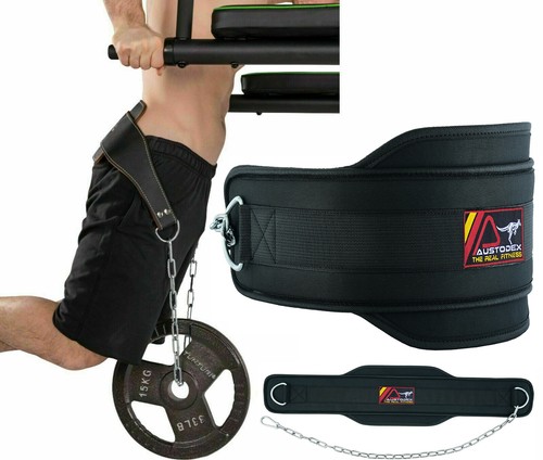 New Pro Dipping Belt Body Building Weight Dip Lifting Chain Exercise GymTraining - Picture 4 of 14