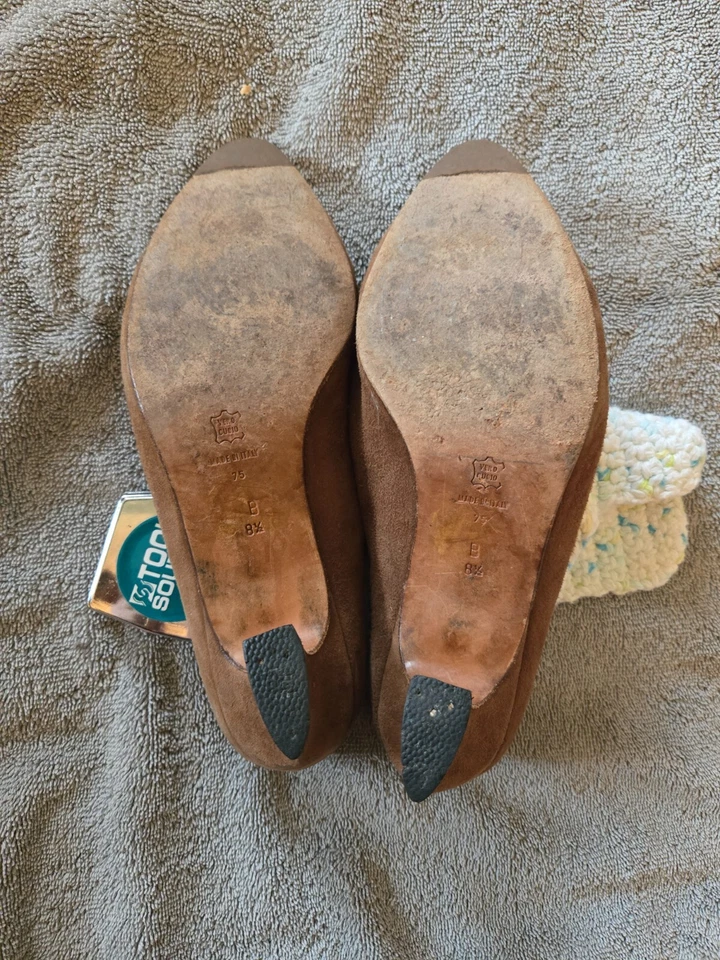 Via Spiga zapatos de gamuza marrón talla 8,5 Foto 4 de 4