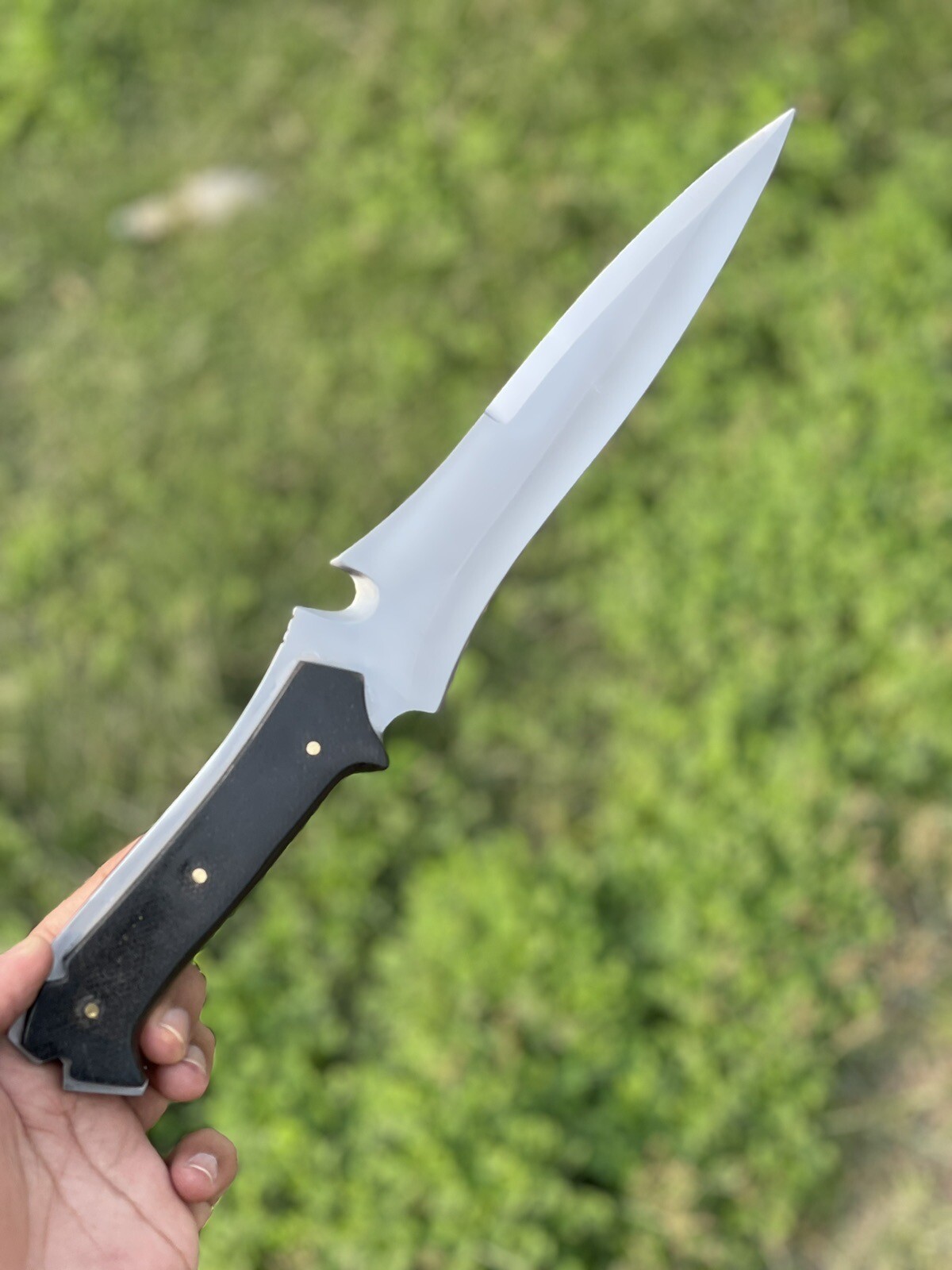 Handmade Leaf Spring Steel RE4 Krauser's Knife,Bowie knife,Tactical Knife 2