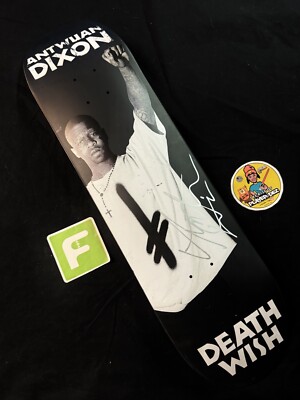 激レア！インデペンディエンテ　オーセンティック RARE SIGNED Antwuan Dixon Black Power Deathwish Skateboard Deck
