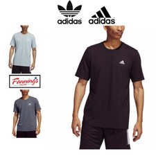 Adidas Men's Short Sleeve Tee Shirt Moisture Wicking with Logo F11