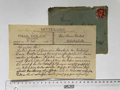 Communication 1928 Fa. Paul Dagger, Meissen