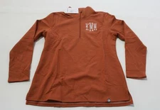 Marley Lilly Women's KMM Embroidered Pullover Sweatshirt JL3 Pumpkin Medium NWT