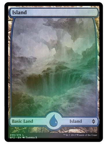 MTG Island (259) Battle for Zendikar 259/274 Regular Land | eBay